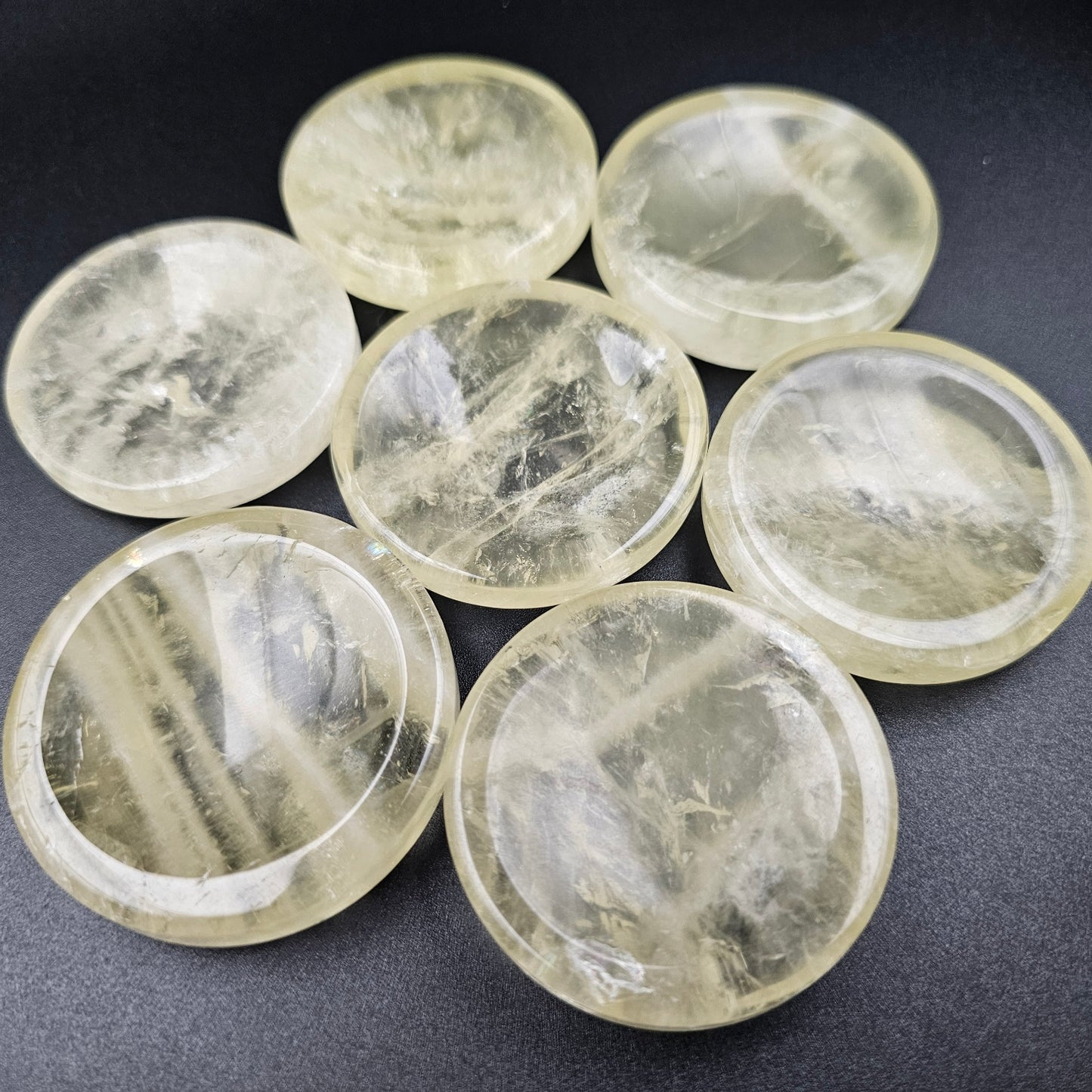 Round Citrine Ring Dish