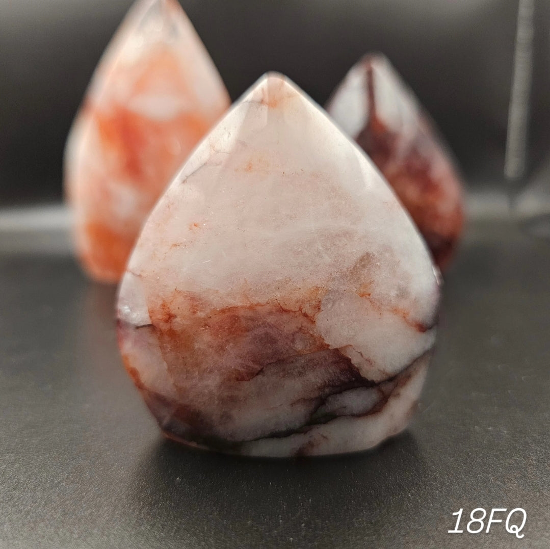 Fire Quartz Point Ornament