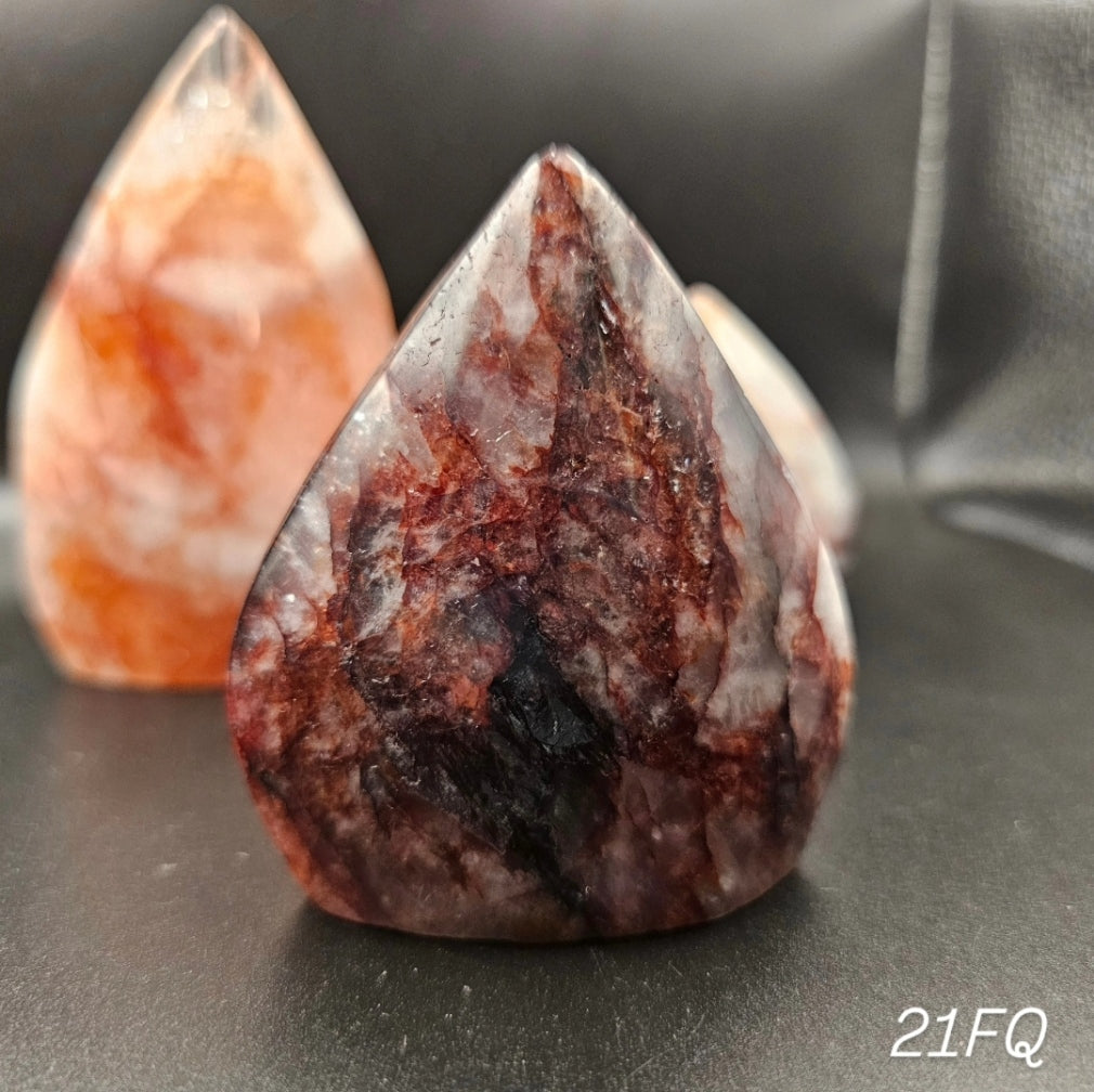 Fire Quartz Point Ornament