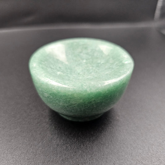 Round Green Aventurine Ring Bowl