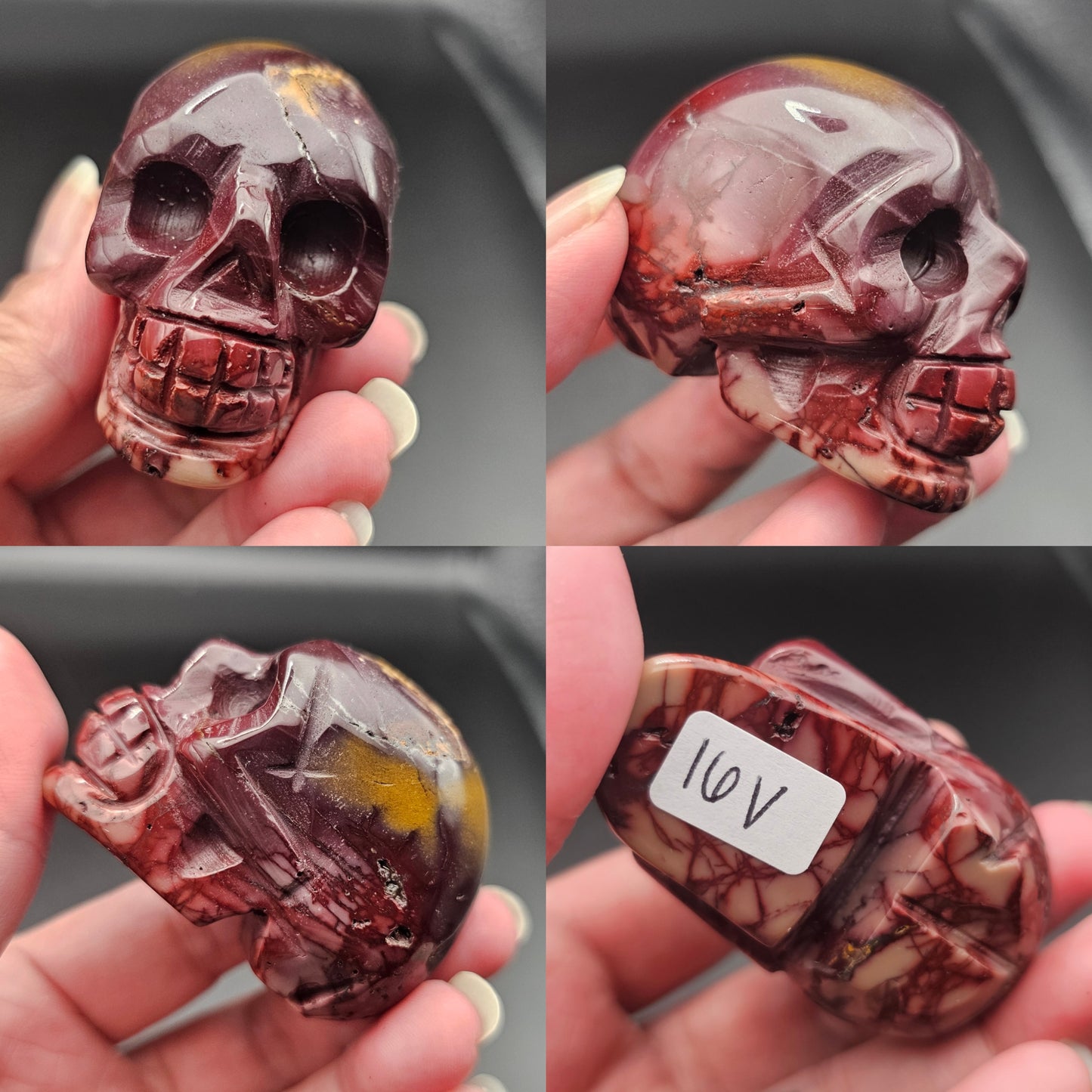 Mookaite 2" Skull