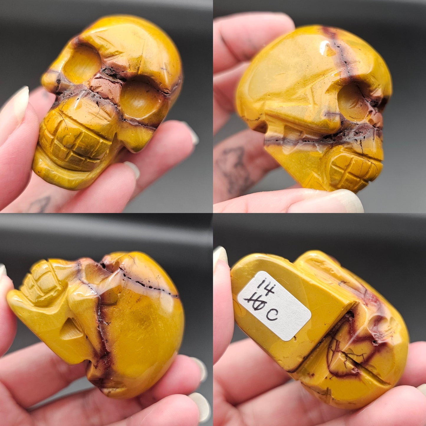 Mookaite 2" Skull