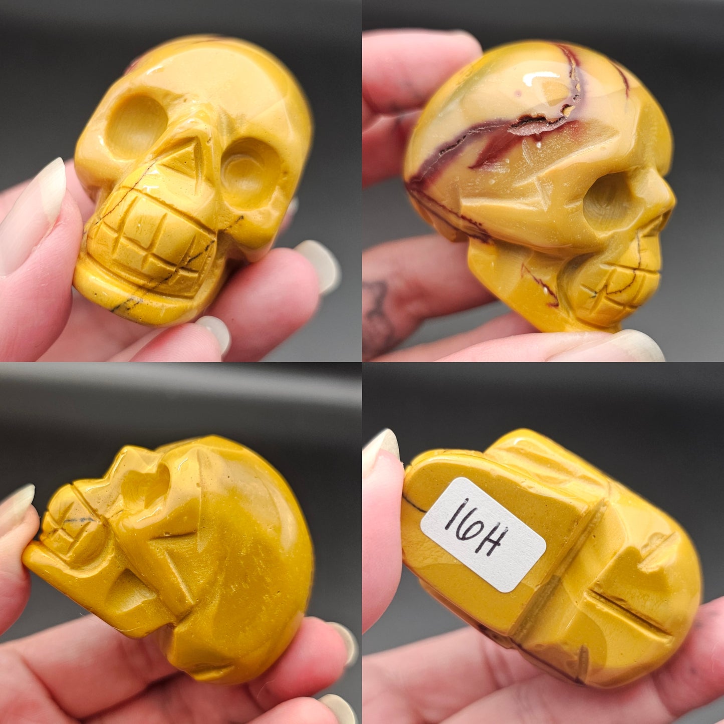 Mookaite 2" Skull
