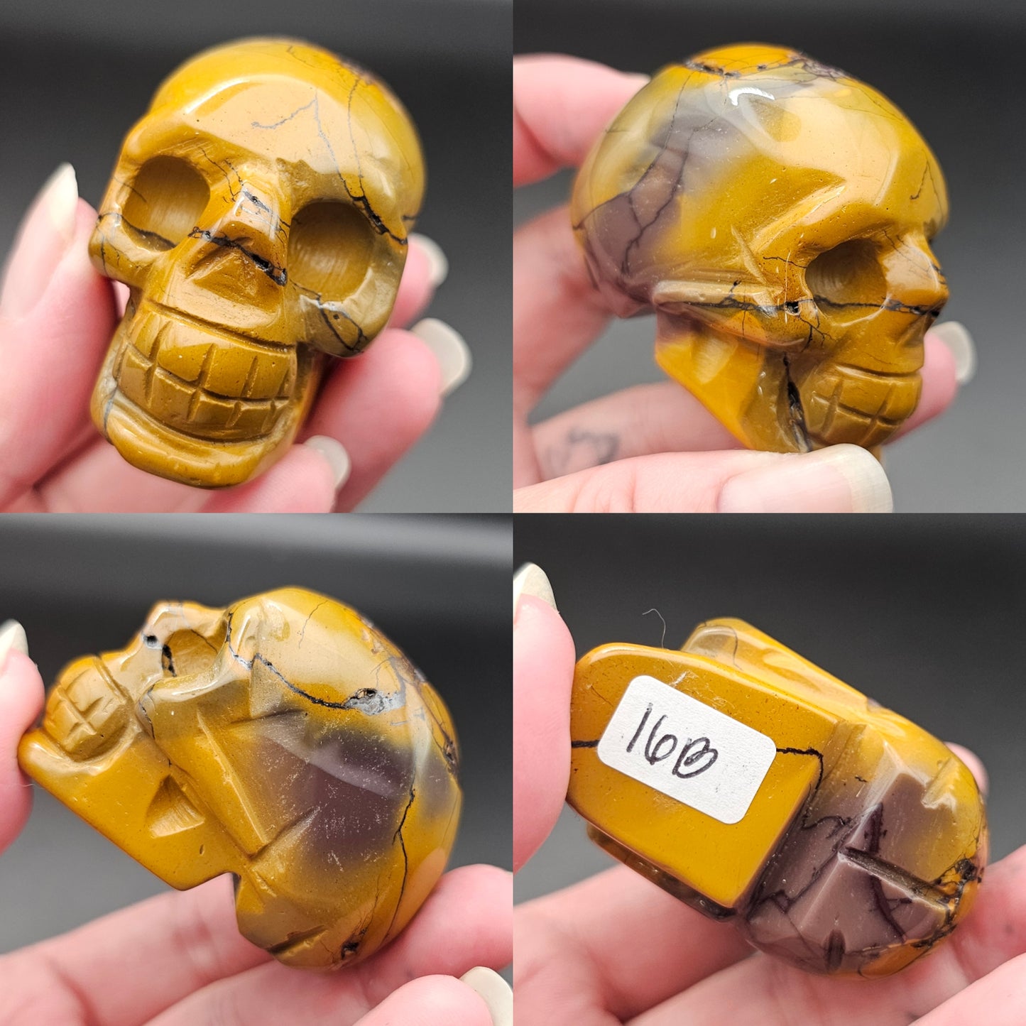 Mookaite 2" Skull