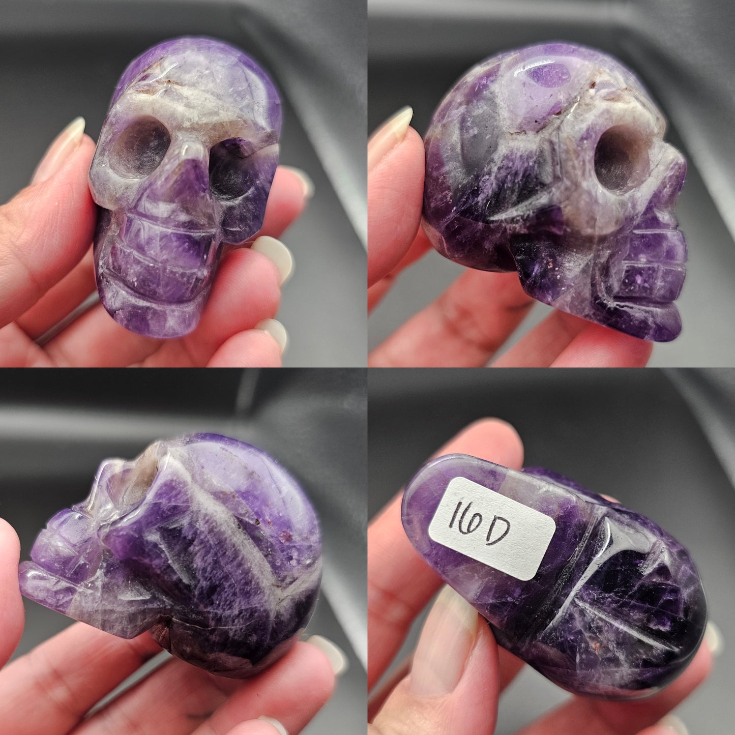 Dream Amethyst 2" Skull