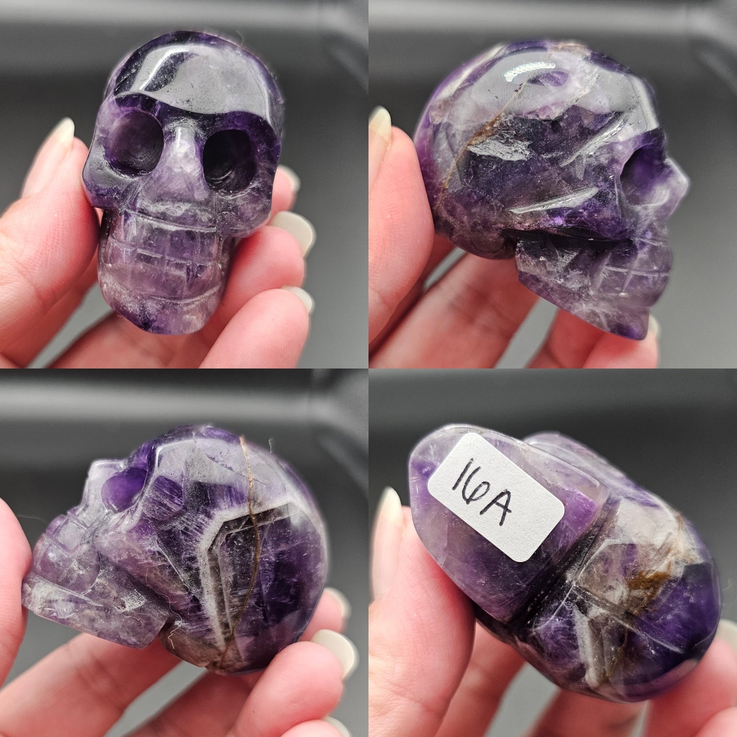 Dream Amethyst 2" Skull